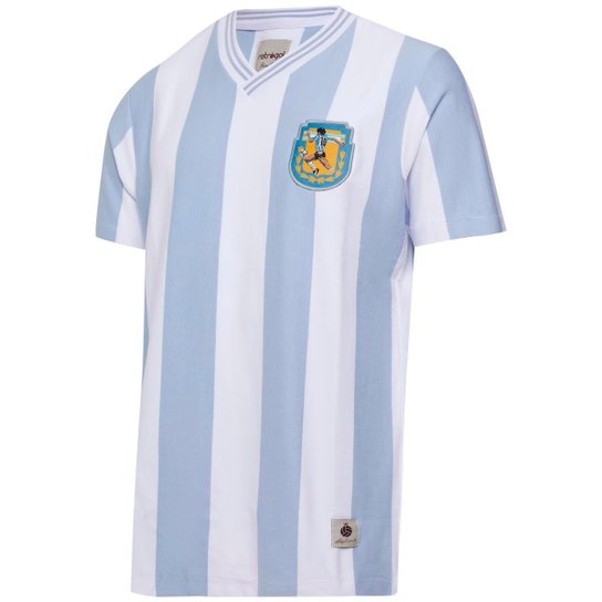 Camisa Argentina Retrô Maradona 1990 Masculina