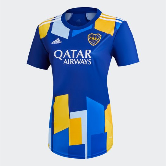 Camisa Boca Juniors Third 21/22 s/n° Torcedor Adidas Feminina