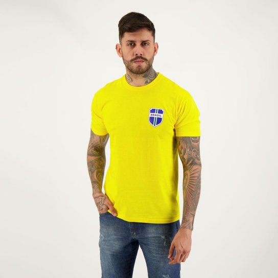 Camisa Brasil 7 Allejo Amarela