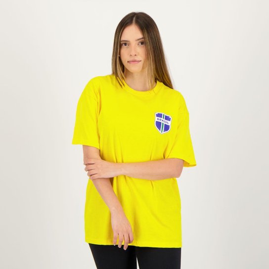 Camisa Brasil 7 Allejo Amarela