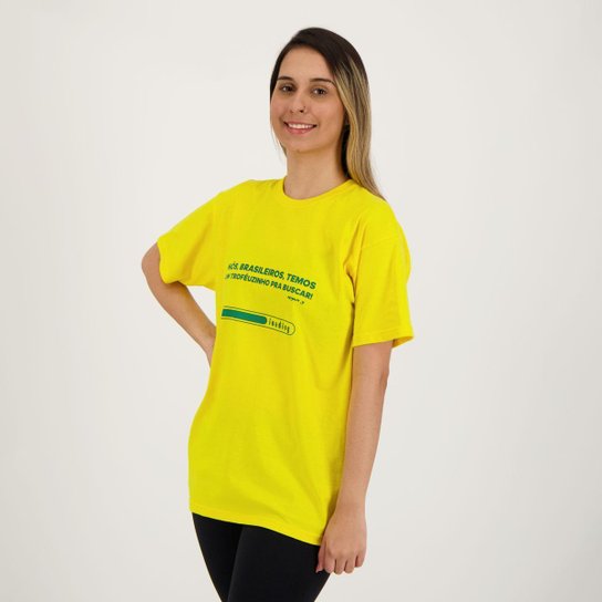 Camisa Brasil Trofeuzinho Amarela
