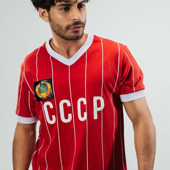 Camisa CCCP Retrô 1982 União Soviética Masculina