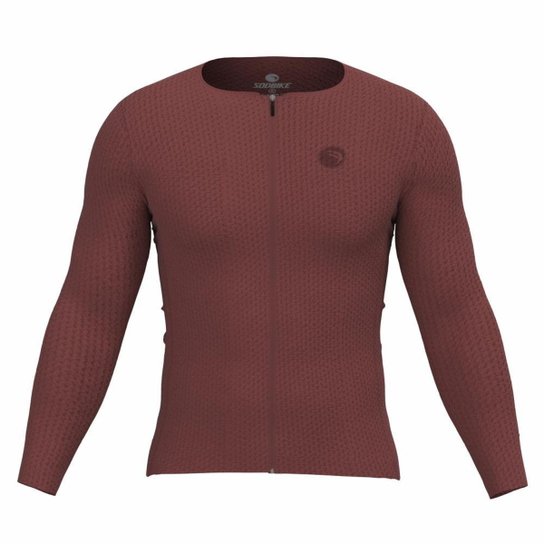 Camisa Ciclismo Confort Plus Rubro Manga Longa - XGG