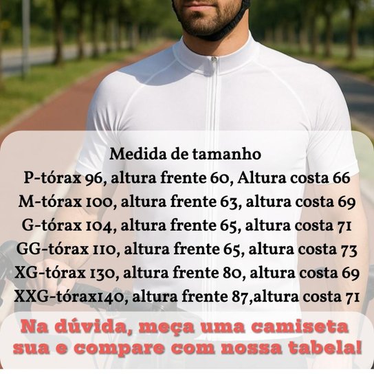 Camisa Ciclismo Masculino Mtb Proteção UV 30+ Tecido Dry Zíper e 3 Bolsos