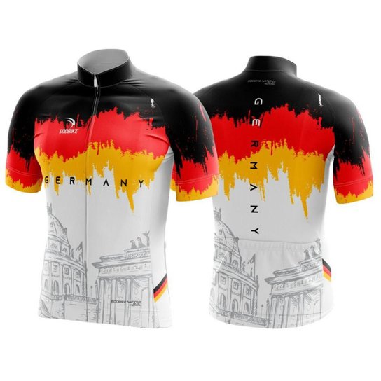 Camisa Ciclismo Sódbike Nações - Alemanha - PP