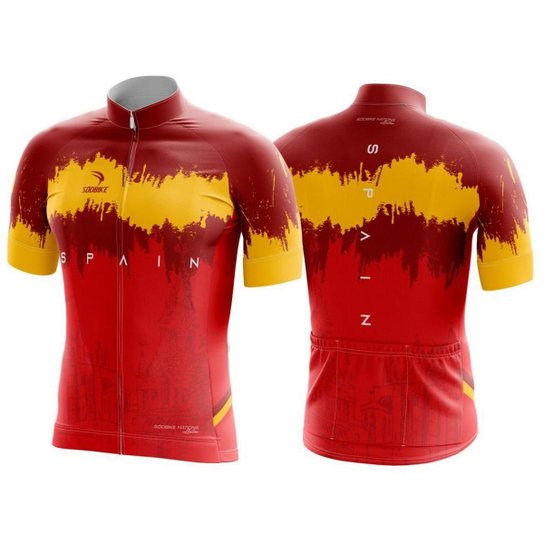 Camisa Ciclismo Sódbike Nações - Espanha - PP