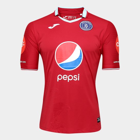 Camisa Club Deportivo Motagua Third 17/18 s/n°- Torcedor Joma Masculina - Vermelho