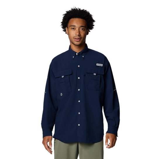 Camisa Columbia Masculina Manga Longa Bahama II