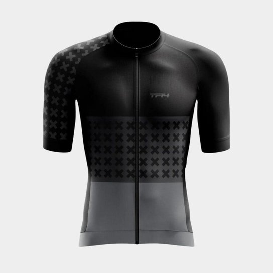 Camisa de Ciclismo Masculina Premium Ziper Total Confortável Preoteção Uv Respirável