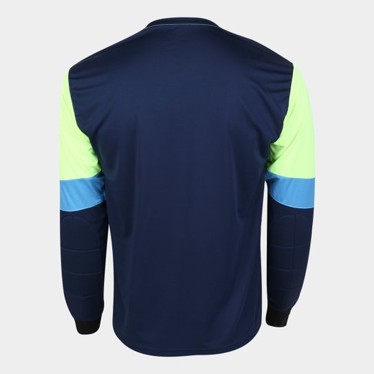 Camisa De Goleiro Manga Longa Poker Legend Masculina Marinho E