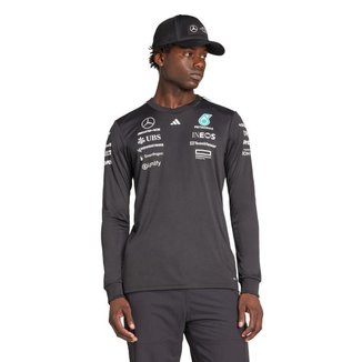 Camisa Driver Manga Longa Mercedes- Amg Pretonas Formula One Team Masculina