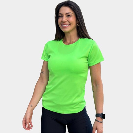 Camisa Feminina com Proteção Solar UV 50+ Blusa Manga Curta