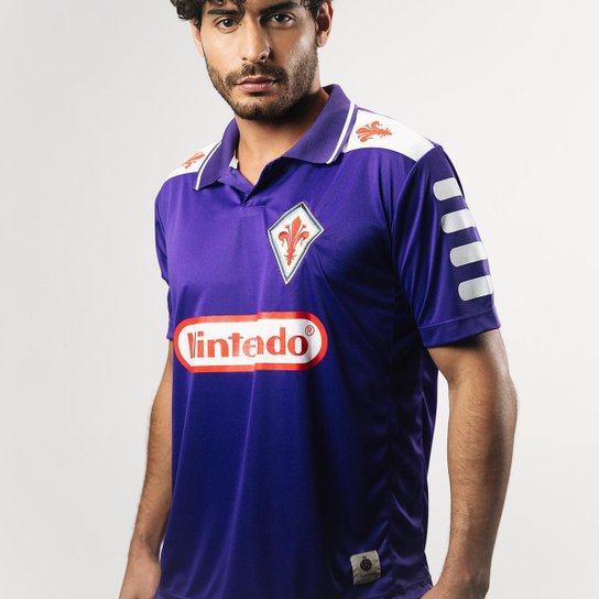 Camisa Fiorentina Retrô 1998 Batistuta Masculina