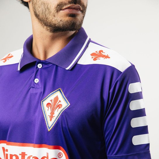 Camisa Fiorentina Retrô 1998 Batistuta Masculina