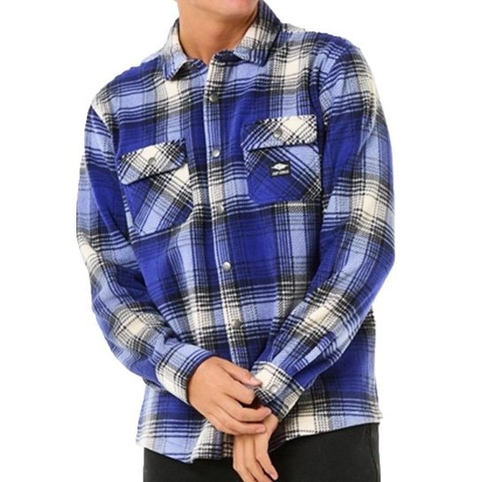 Camisa Flanelada Rip Curl Fun Times Polar Fleece Wild Berry