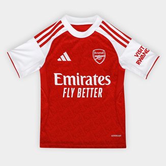 Camisa Infantil Arsenal Home 25/26 s/n Torcedor Adidas