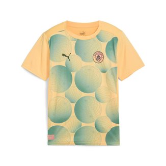 Camisa Infantil Manchester City Pré-Jogo Puma Feminina