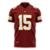 Camisa Kansas 15 Vermelho Eurodry Original Rinno Class Futebol Americano - Vermelho