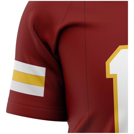 Camisa Kansas 15 Vermelho Eurodry Original Rinno Class Futebol Americano