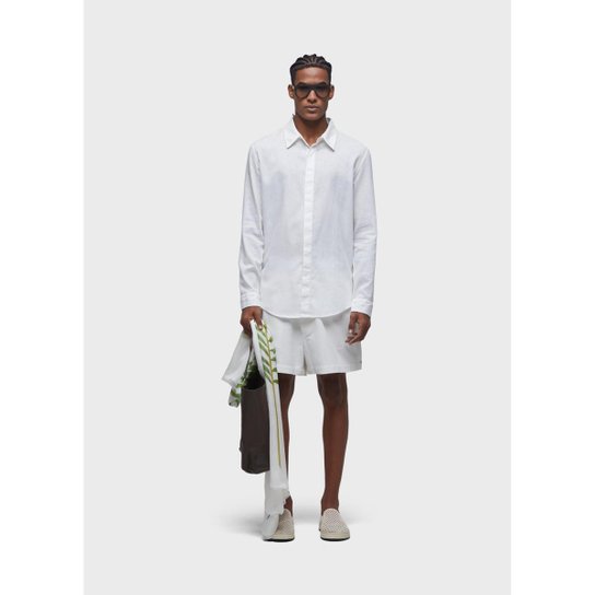 Camisa linen canvas OSKLEN