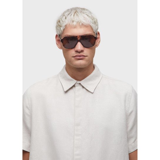 Camisa linen texture OSKLEN