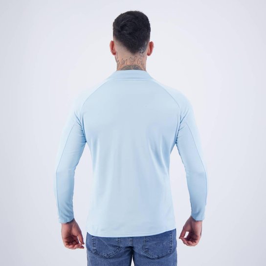 Camisa Manchester City 24/25 Pré-Jogo Puma Manga Longa Masculina