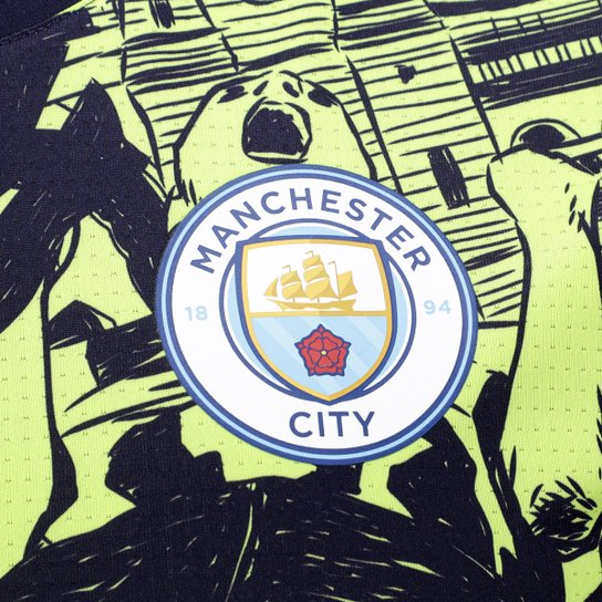Camisa Manchester City 24/25 Pré-Treino Puma Masculina
