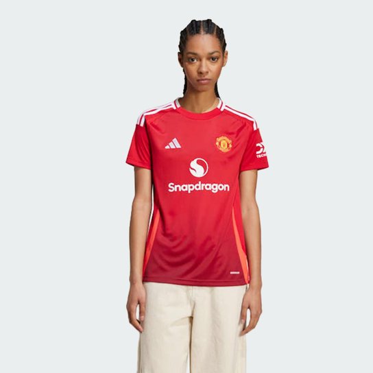 Camisa Manchester United I 24/25 Adidas Feminina