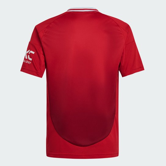 Camisa Manchester United Infantil Adidas Home Torcedor 24/25 s/n°