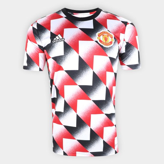 Camisa Manchester United Pré Jogo 22/23 Adidas Masculina