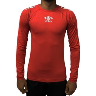 Camisa Manga Longa Masculina Umbro Térmica Clubes 2022