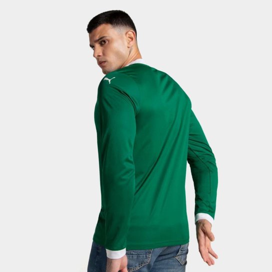 Camisa Manga Longa Palmeiras I 25/26 Torcedor Puma Masculina