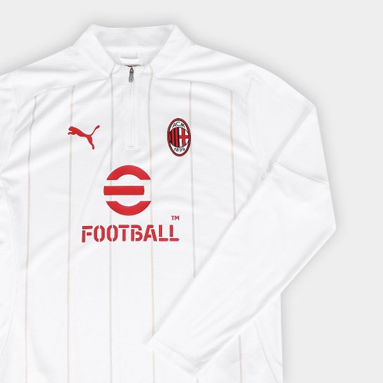Camisa Milan 25/26 Pré-Jogo Puma Manga Longa Masculina