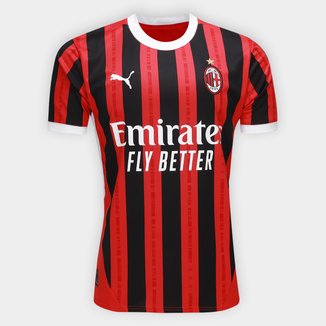 Camisa Milan Home 24/25 s/nº Torcedor Puma Masculina