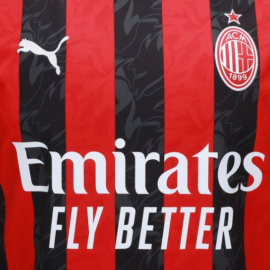 Camisa Milan Home 25/26 s/n Torcedor Puma Masculina