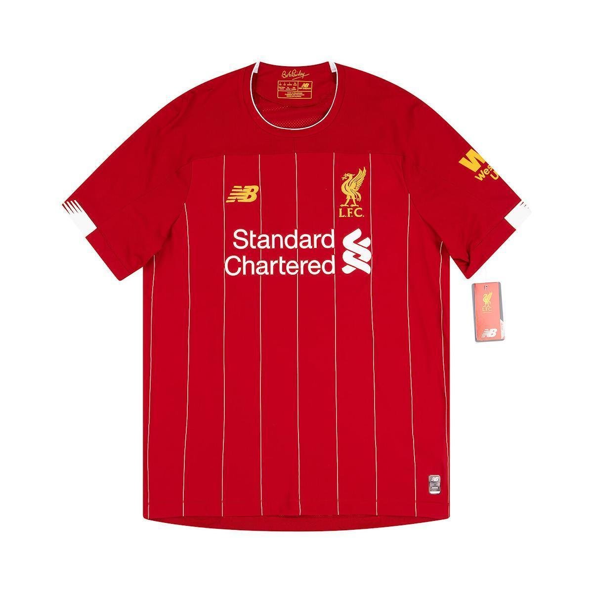 New Balance Livepool 2019-20 ホームユニフォーム Camisa New Balance Liverpool 2019/2020 Bob Painsley Home Masculina