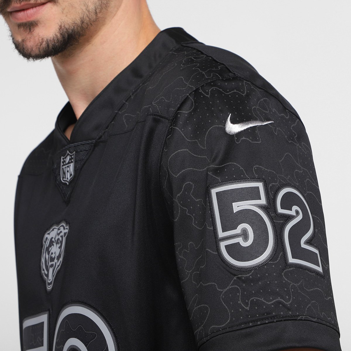 Camisa NFL Chicago Bears Khalil Mack n°52 Nike Reflective Limited
