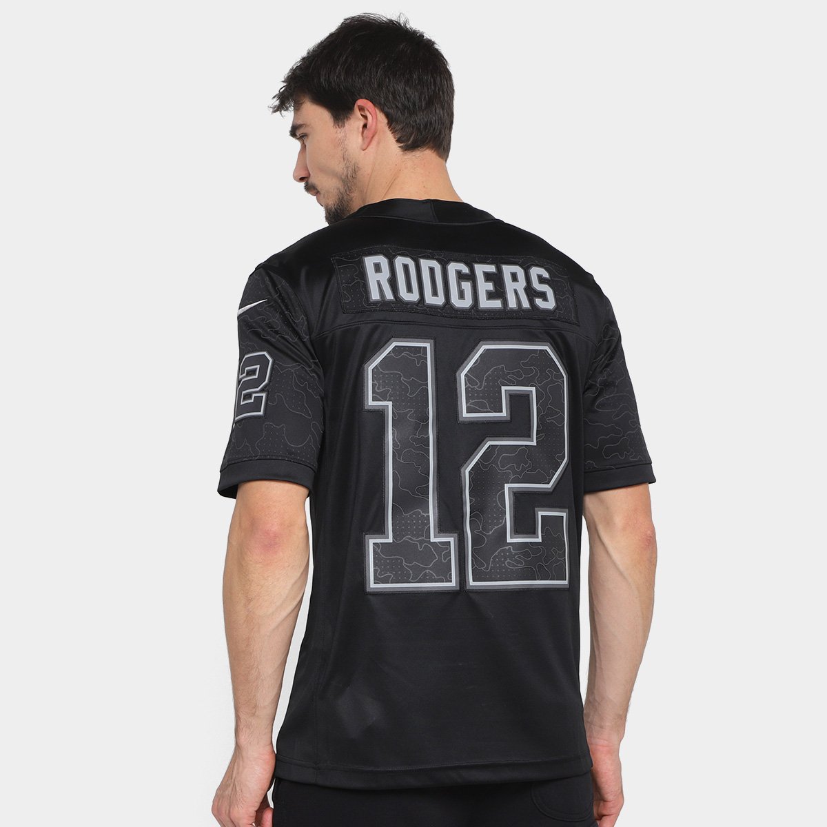 Camisa NFL Green Bay Packers Aaron Rodgers n°12 Nike Reflective