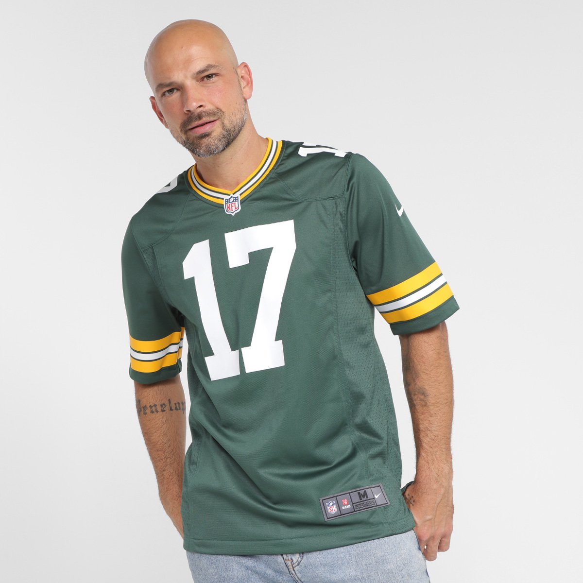 Camisa NFL Green Bay Packers Adams N° 17 Nike Jersey Masculina