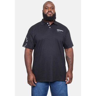 Camisa Onbongo Polo Piquet Masculina Plus Size Masculino