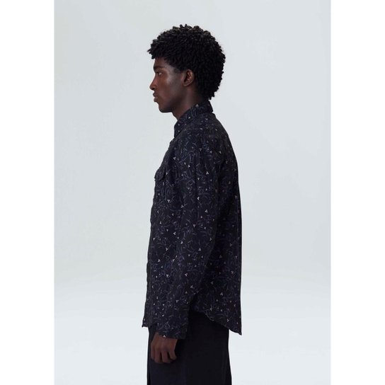 Camisa Osklen Trapoeraba Ml Masculina