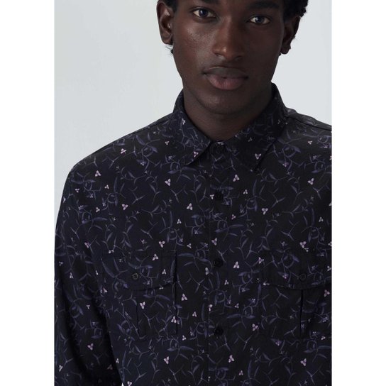 Camisa Osklen Trapoeraba Ml Masculina