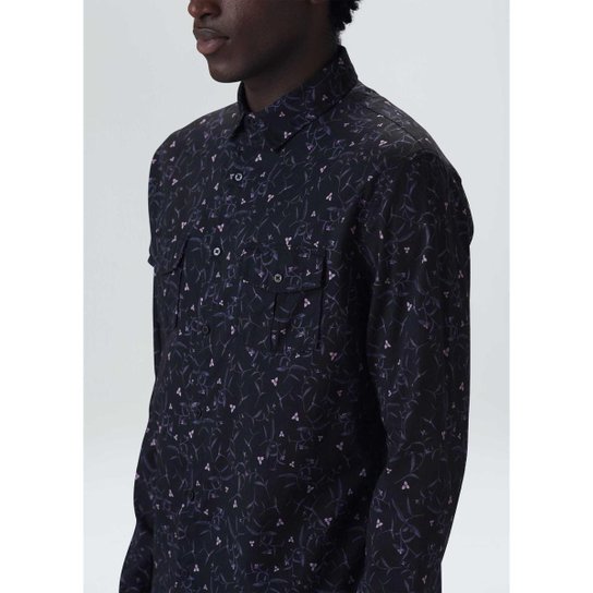 Camisa Osklen Trapoeraba Ml Masculina