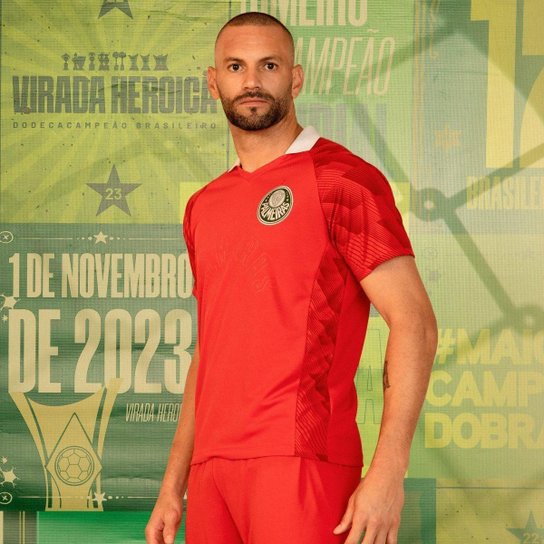 Camisa Palmeiras Goleiro III Vermelha Betel - Masculino