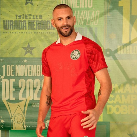 Camisa Palmeiras Goleiro III Vermelha Betel - Masculino