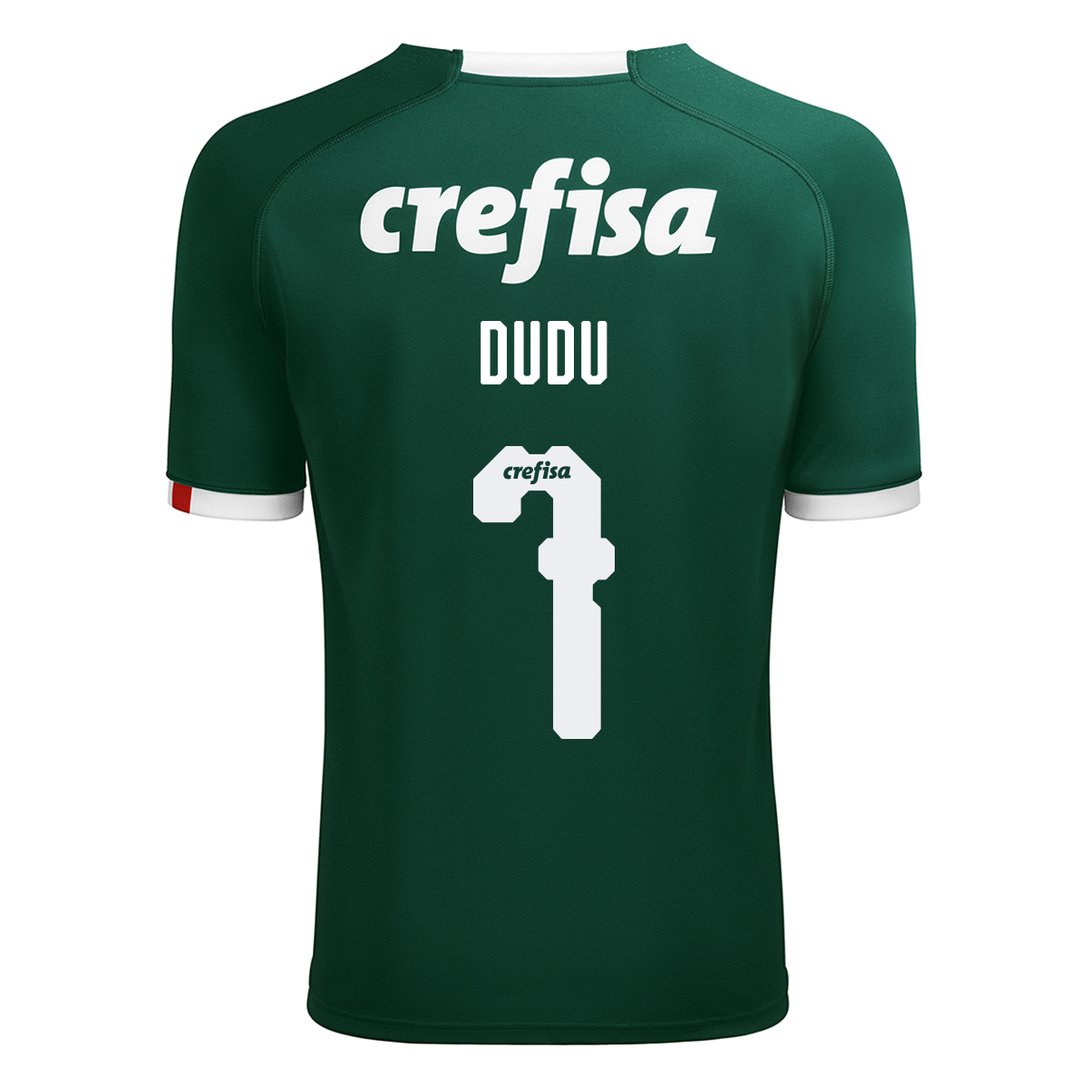 Camisa Palmeiras I 19/20 nº 7 Dudu Torcedor Puma Masculina Verde
