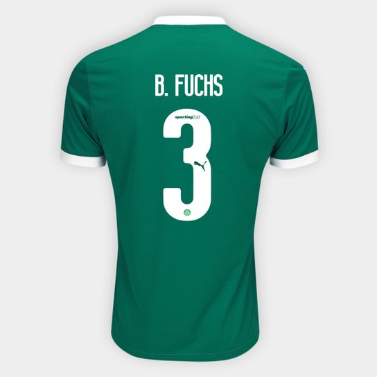 Camisa Palmeiras I 25/26 - B. Fuchs nº 3 - Torcedor Puma Masculina