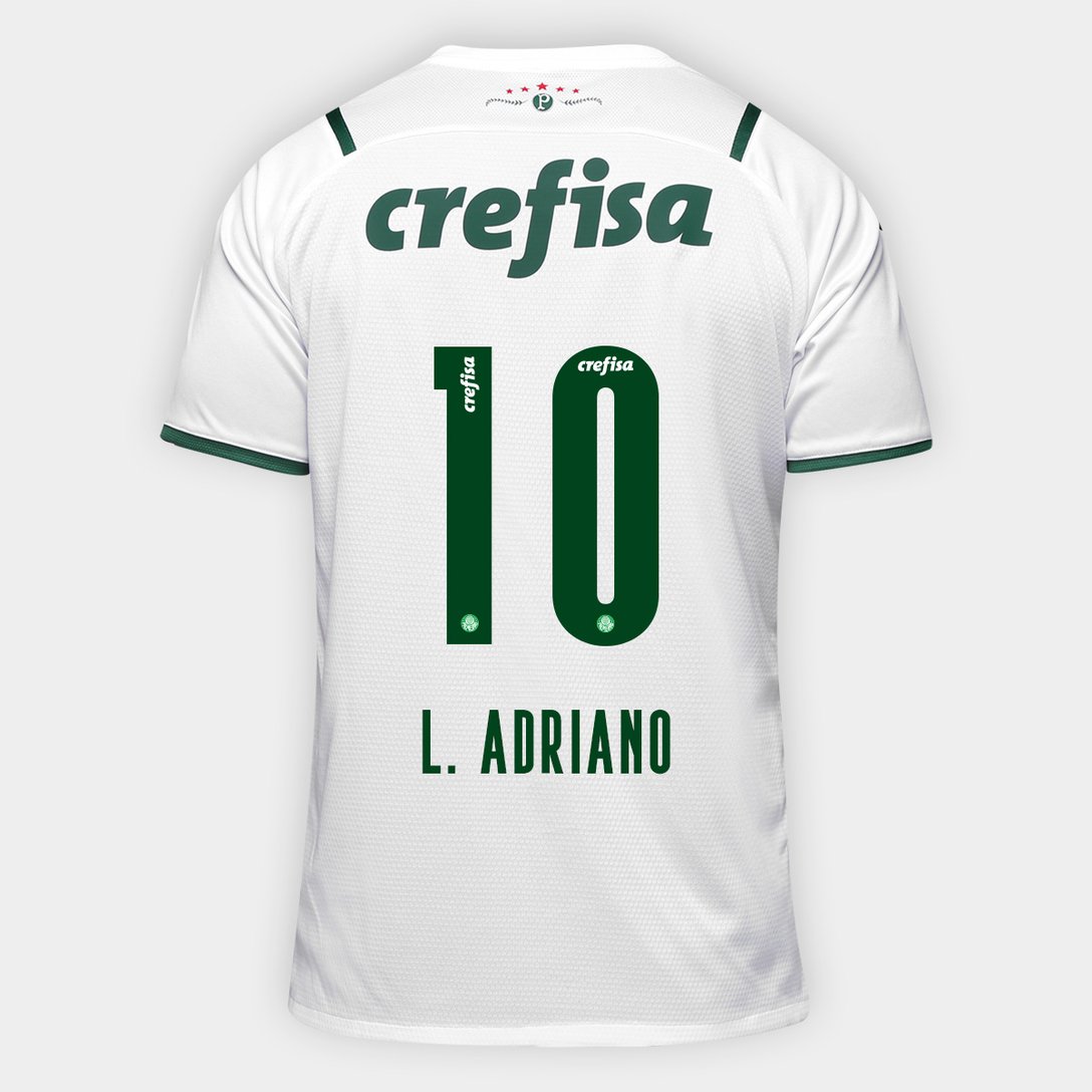 Camisa Palmeiras II 21/22 L. Adriano N° 10 Torcedor Puma Masculina