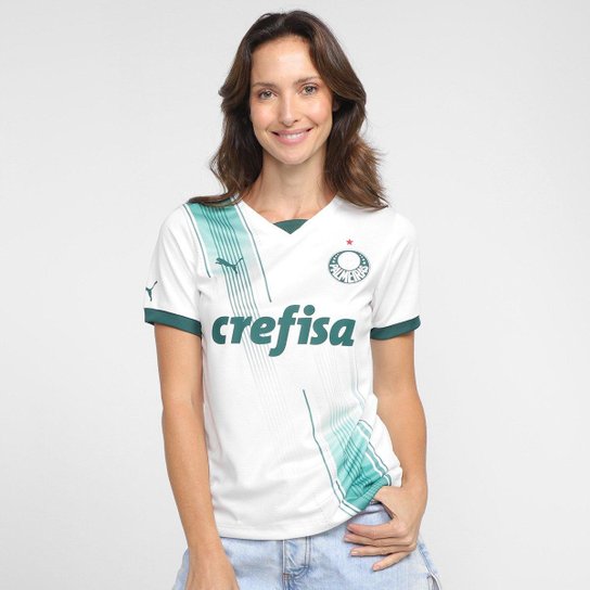 Camisa Palmeiras II 23/24 s/ nº Torcedor Puma Feminina | Allianz Parque Shop