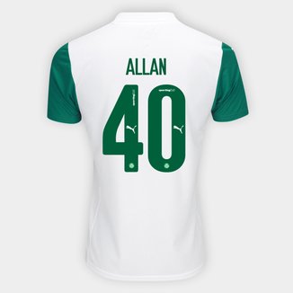Camisa Palmeiras II 25/26 - Allan nº 40 - Torcedor Puma Masculina